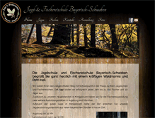Tablet Screenshot of jagd-schule.de